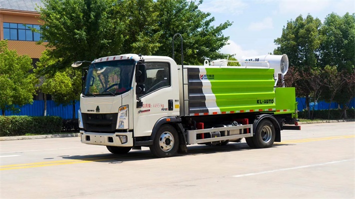 凯力牌KLF5041TDYZ6型重汽豪沃蓝牌抑尘车 ——7方高效，环保畅行